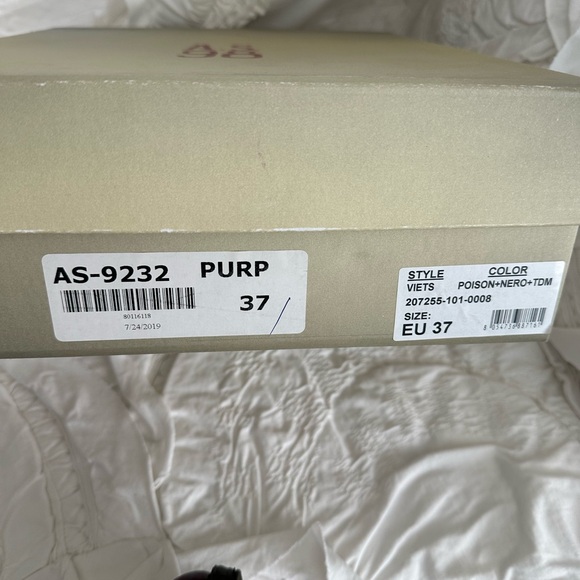 A.S.98 Women's Purple Boots - Picture 5 of 6